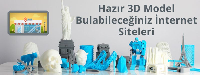 Hazır 3D Model Bulabileceğiniz İnternet Siteleri