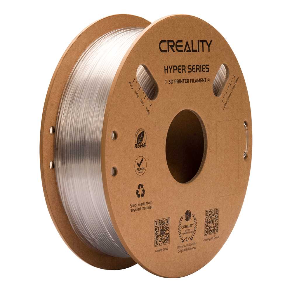 Creality Hyper PETG Şeffaf Filament – 1.75mm – 1Kg